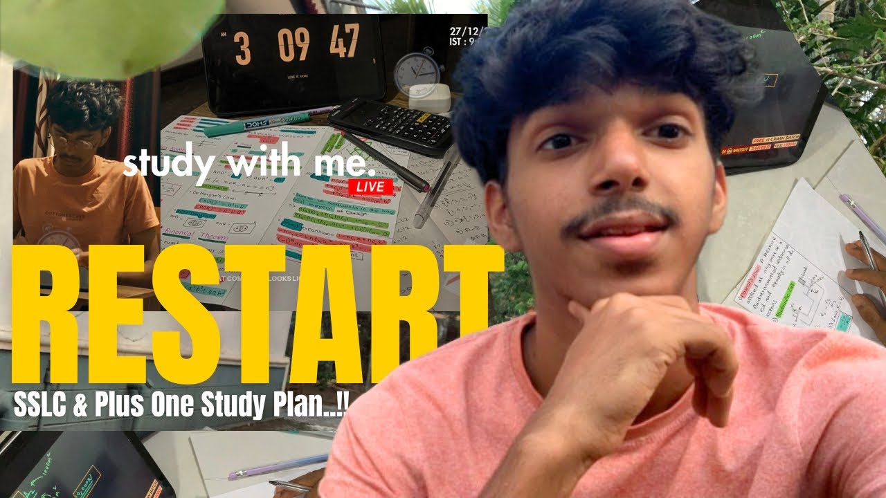 SSLC & Plus One Study Plan📈RESTART🗿New Series | Starting from zero❤️&zwj;🔥Kerala Student | Malayalam