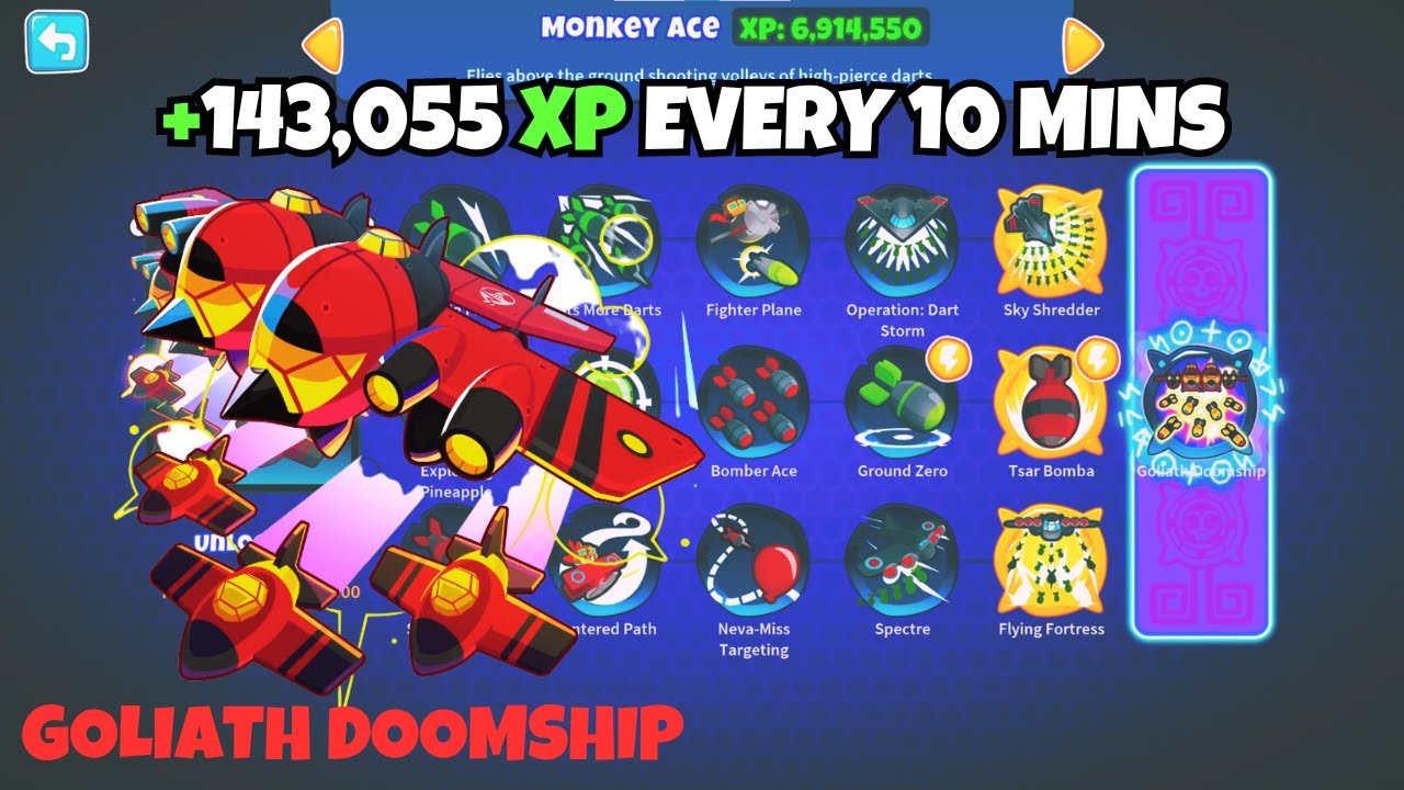 САМАЯ БЫСТРАЯ ферма опыта Monkey Ace для Paragon BTD-6