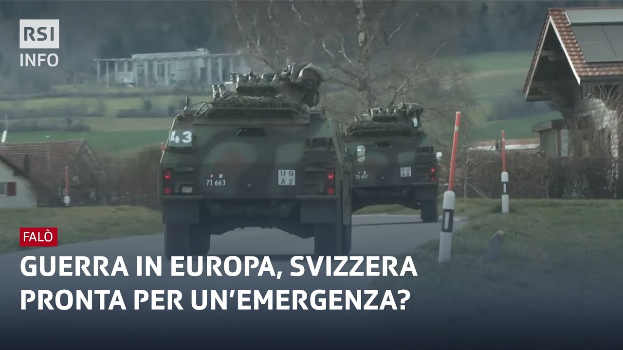 Guerra in Europa, Svizzera pronta per un’emergenza? | Falò | RSI Info