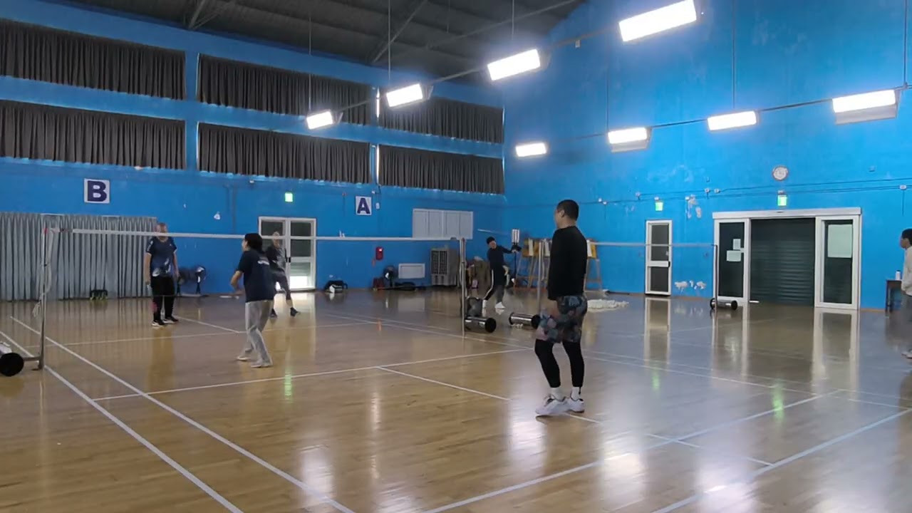 二四羽球隊1/22-10 佑莉,G Vs Blues,斯理