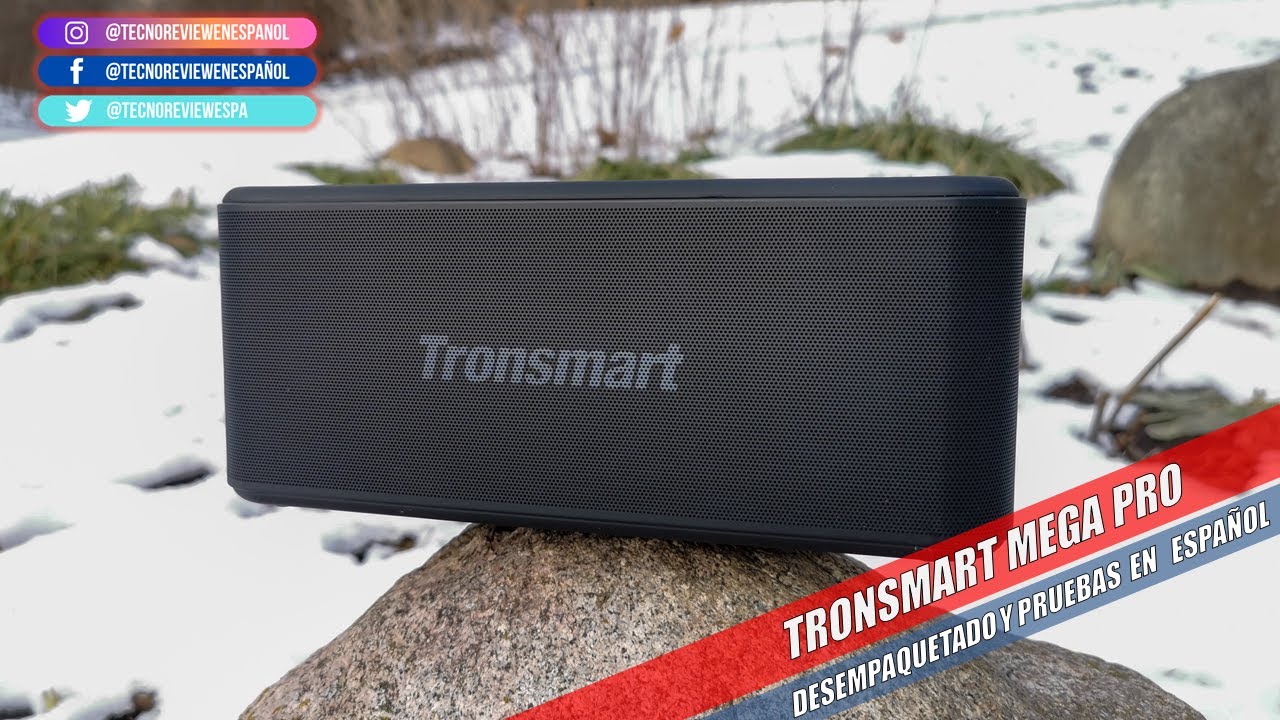 ☑️ TRONSMART MEGA PRO, ALTAVOZ BLUETOOTH CON 60W DE POTENCIA Revisado y pruebas de sonido en español