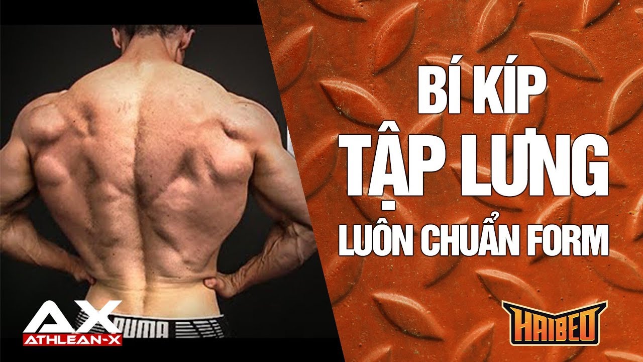 Bí kíp tập lưng cho bất kỳ bài tập nào - ATHLEAN-X™ Gym Workout
