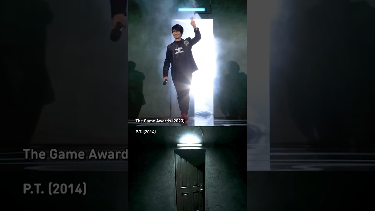 Hideo Kojima uses PT Door to enter #thegameawards