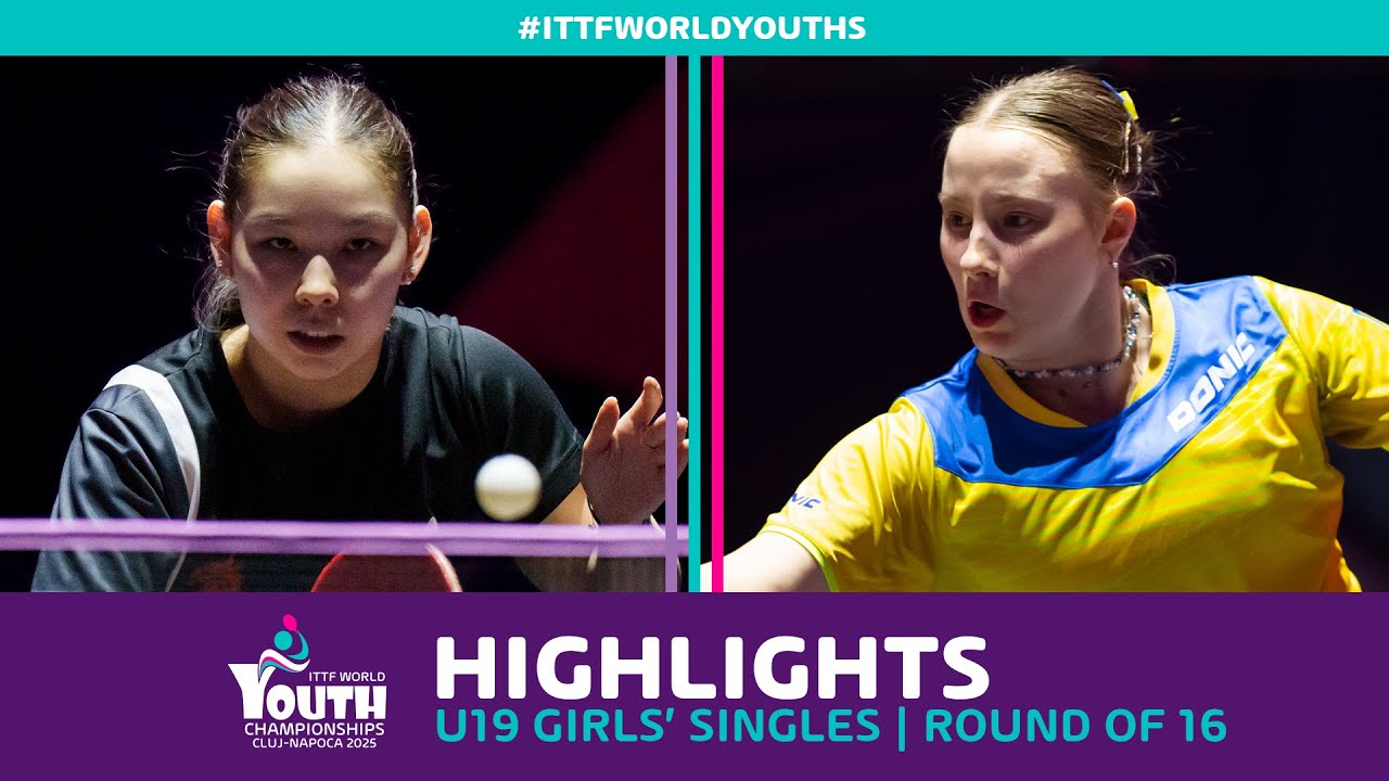 Anna Hursey vs Veronika Matiunina | U19 GS - R16 | #ITTFWorldYouths 2025