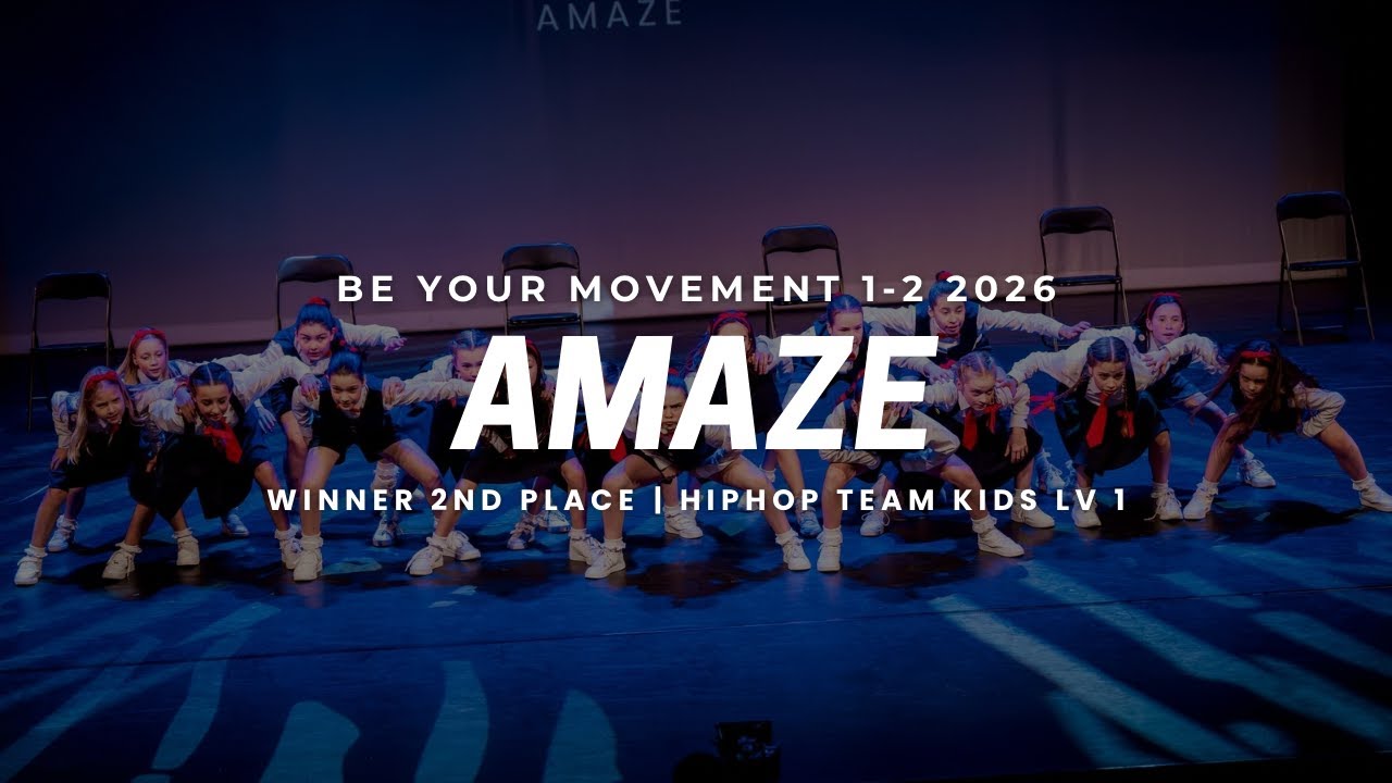 Amaze | 2nd place | Hiphop Team Kids LV 1 | BYM 1-2-2026 Oosterhout