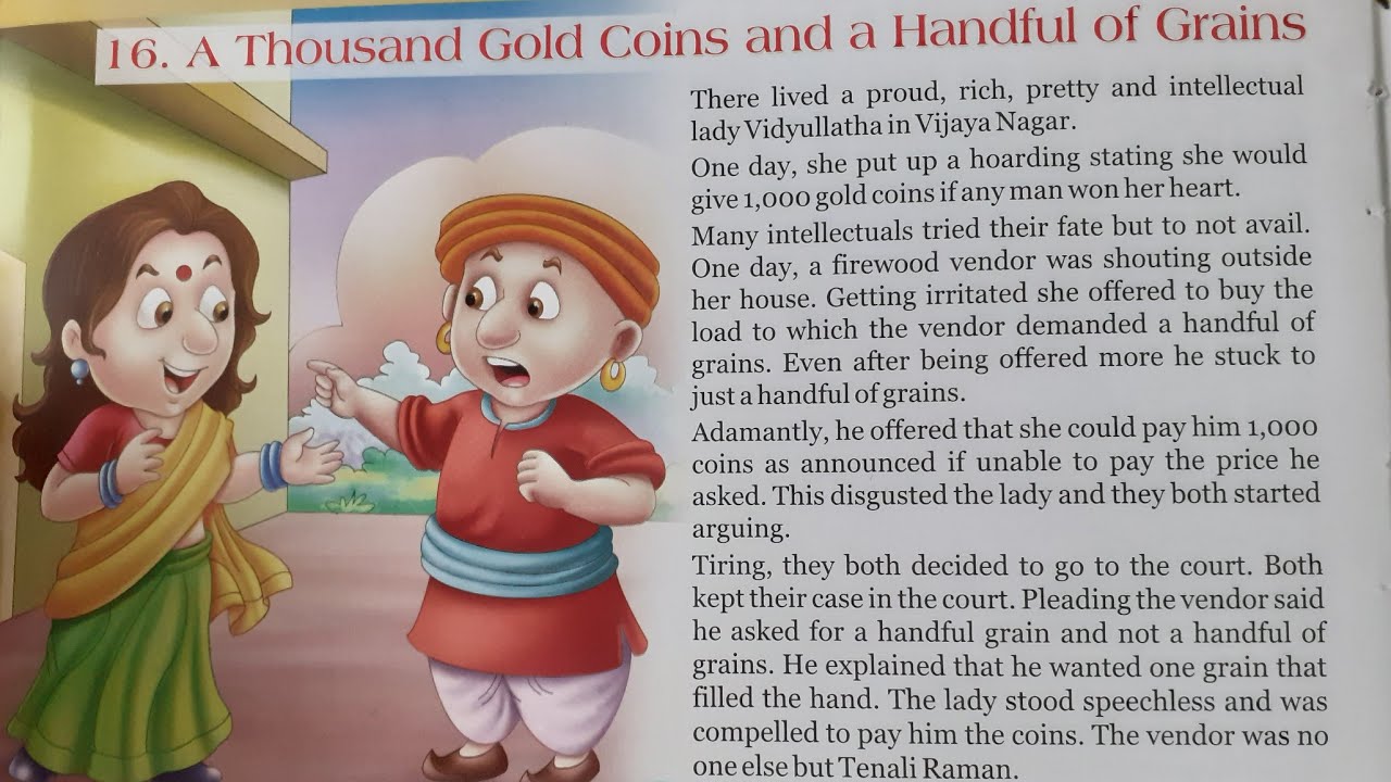 Tenali's English Tale || English reading practice || Translation || vocabulary ||