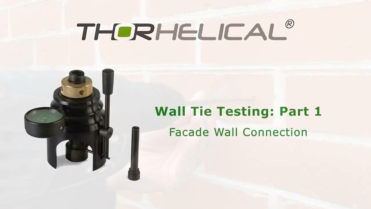 Wall Tie Testing Part 1   Facade Wall