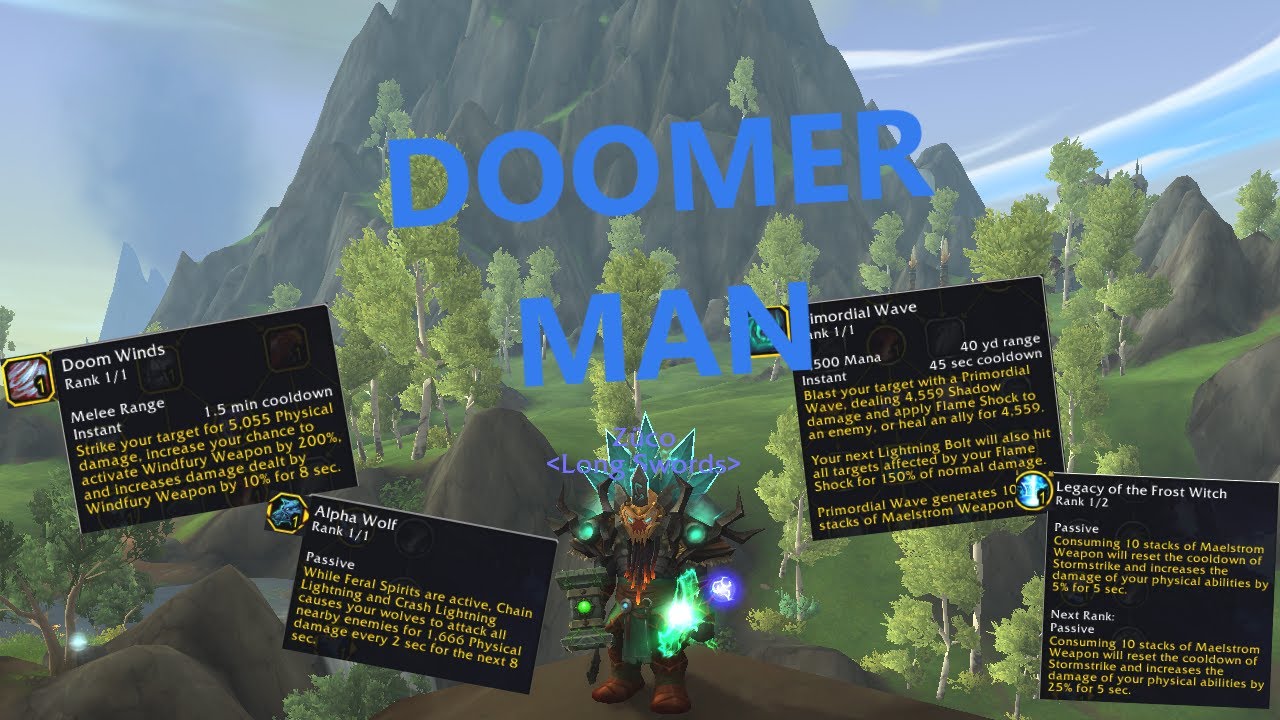 DOOMER-MAN IS BACK!! | Enhancement Shaman Physical Build for M+
