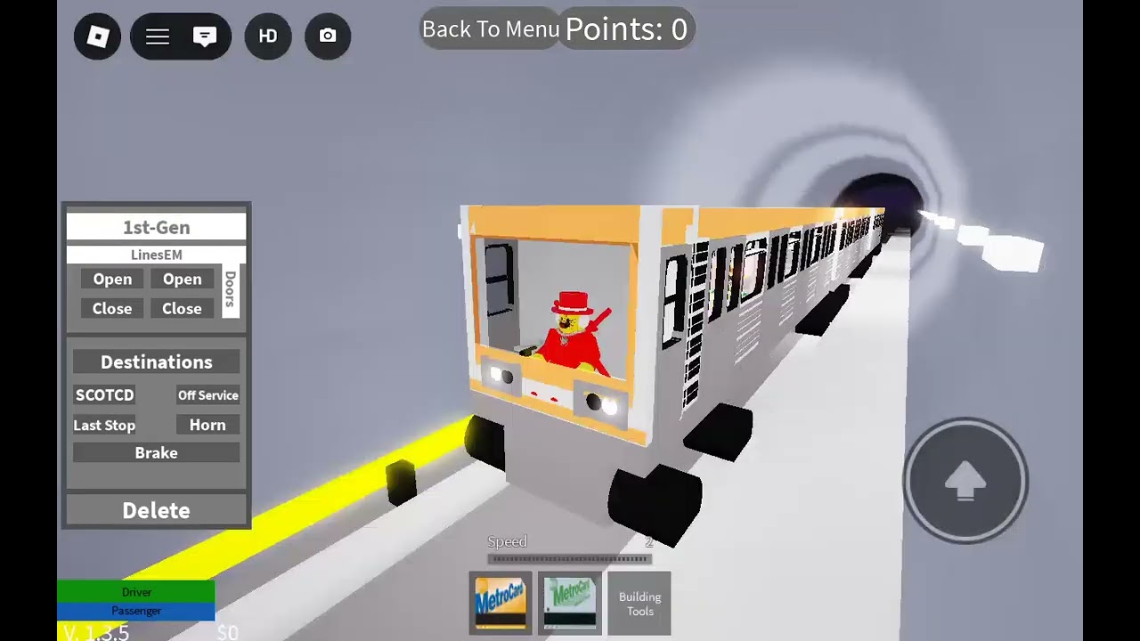 Roblox Montreal Metro Transport 1st-Gen Friends FyxelikosBloxx Passengers