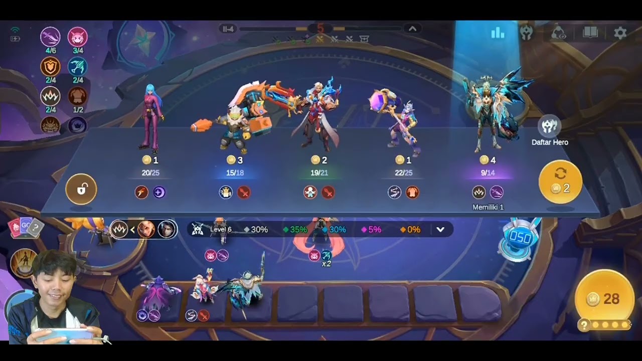 Commander Fanny makin menggila, auto win streak - magic chess go go 