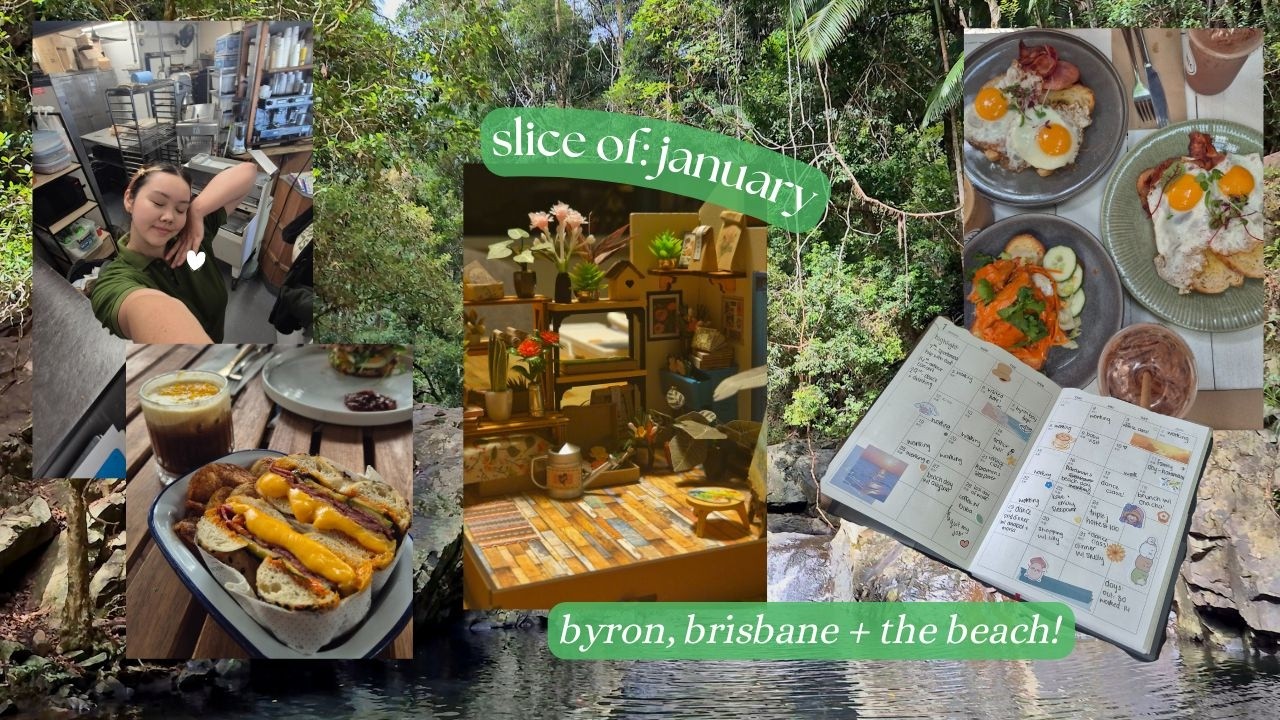 slice of: january | byron bay, brisbane + the beach ༄.°