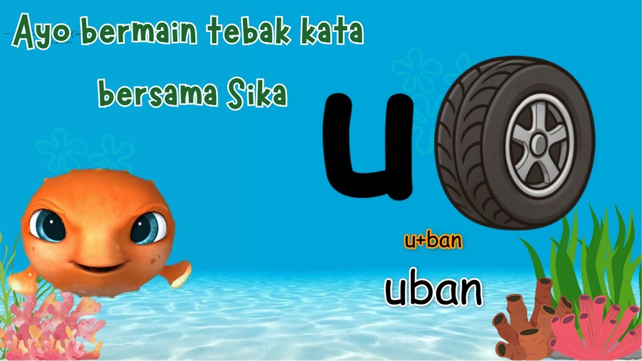 Sika belajar huruf Uu