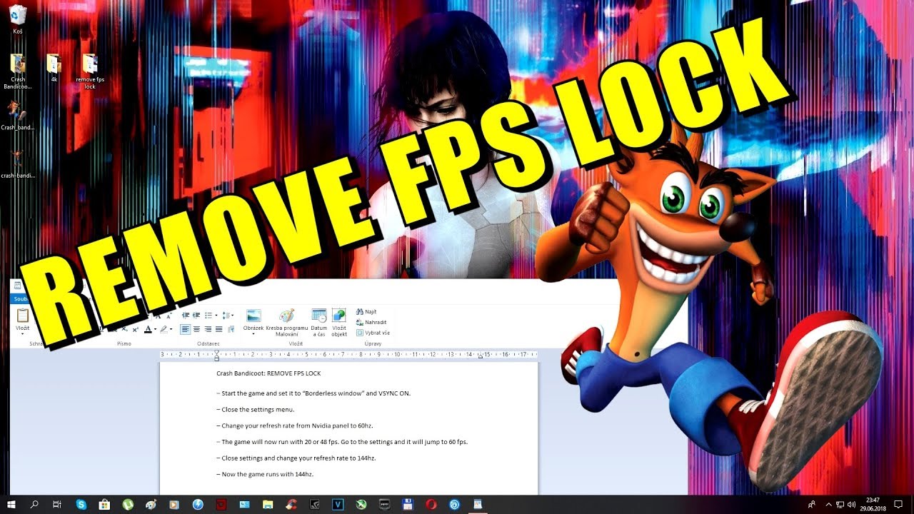 Crash Bandicoot: REMOVE FPS LOCK [2026 READ THE DESCRIPTION]