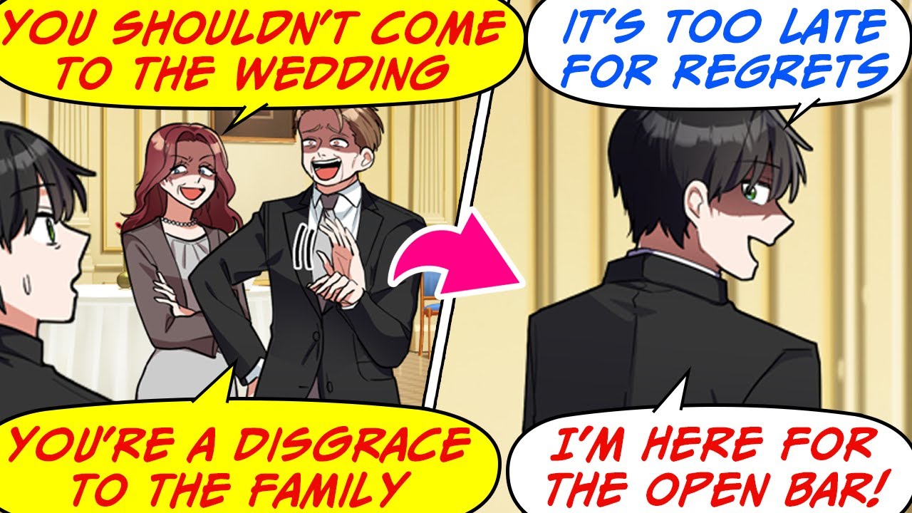 [Manga Dub] My in-laws banned Me from the wedding, but then their stock crashed...!? [RomCom]