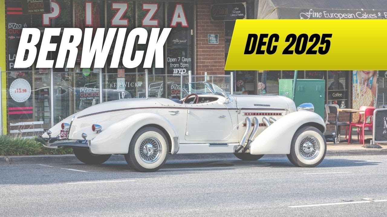 Classic Cars Took Over Berwick! 🚗🔥 Hot Rods, Muscle Cars & Icons of the Road | Dec 2025