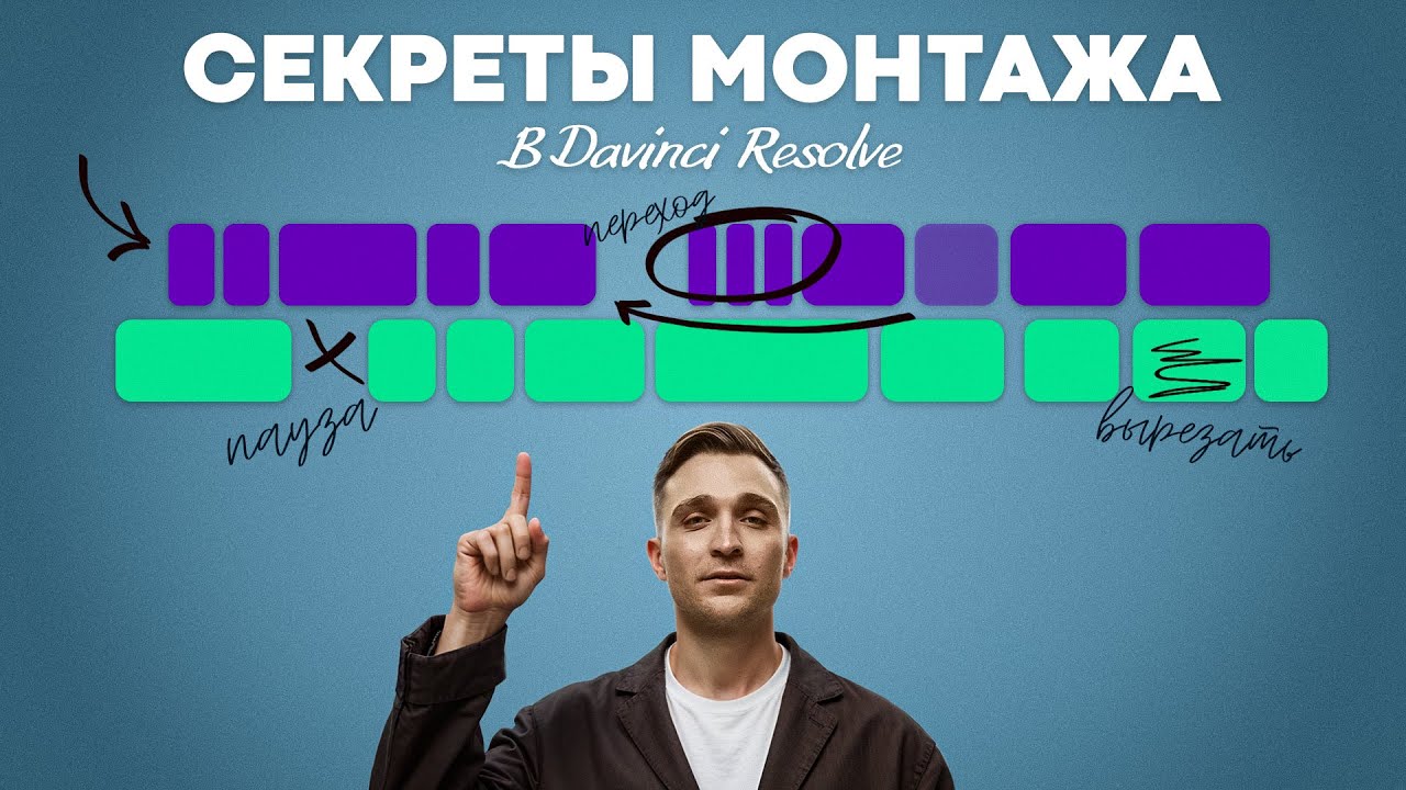 15 Приёмов DaVinci Resolve, Которые  Ускорят Твой Монтаж