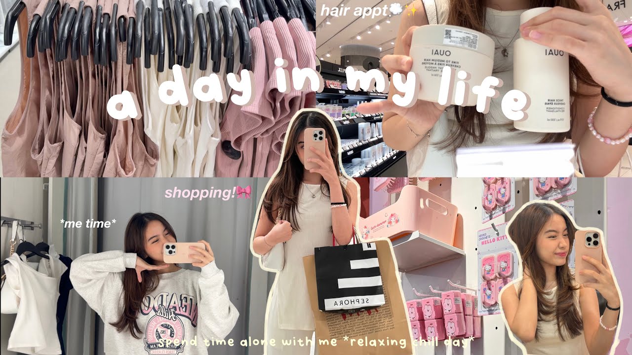 spending time alone *me time* ♡ nyalon, shopping, mini haul *romanticize life* ☁️🎀