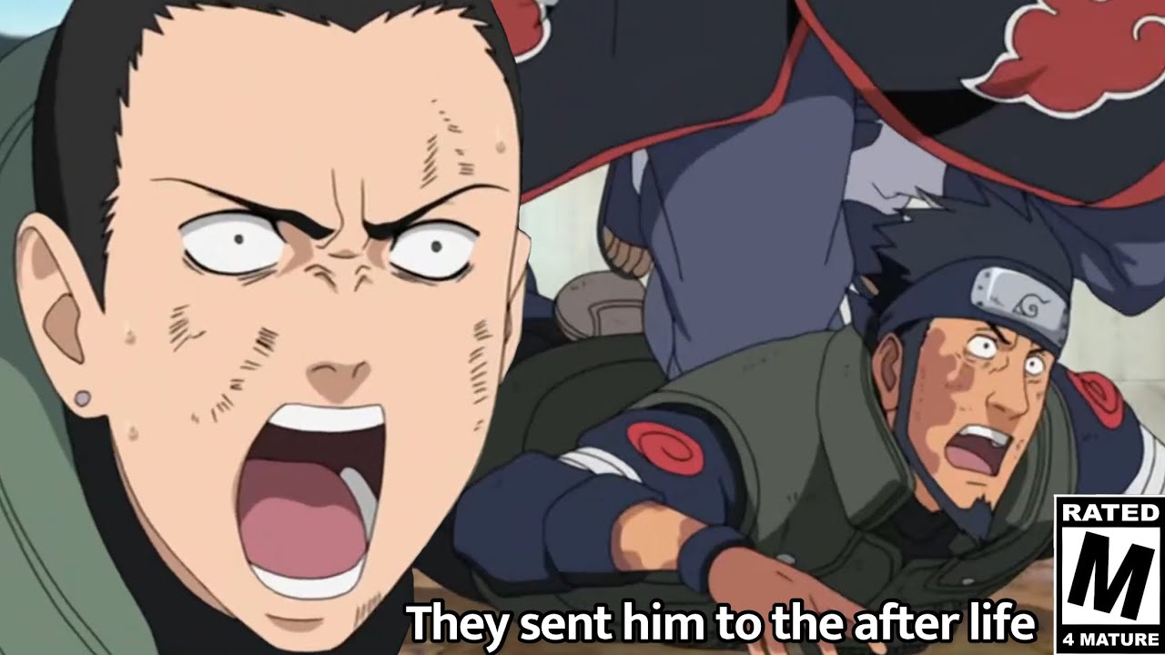 When Asuma got KNOCKED OFF THE MAP by Hidan and Kakuzu in front of Shikamaru