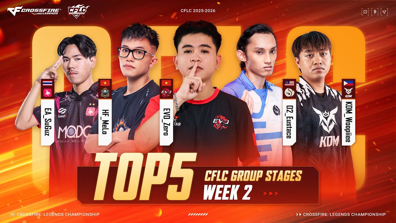🔥 TOP 5 PEMAIN MINGGU INI — CFLC GROUP STAGE MINGGU 2 🔥