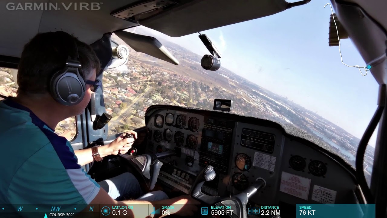 Landings on the various runways at Rand Airport (Johannesburg)