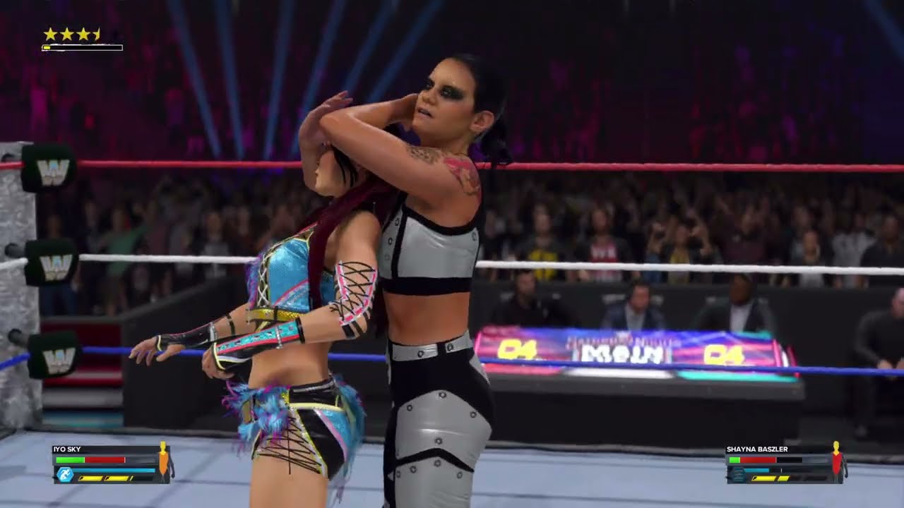 WWE 2K24 Iyo Sky vs Shayna Baszler Womens U.S Championship