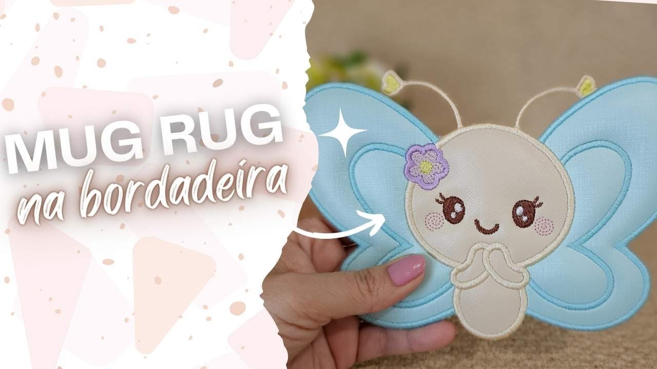 Mug rug de borboleta