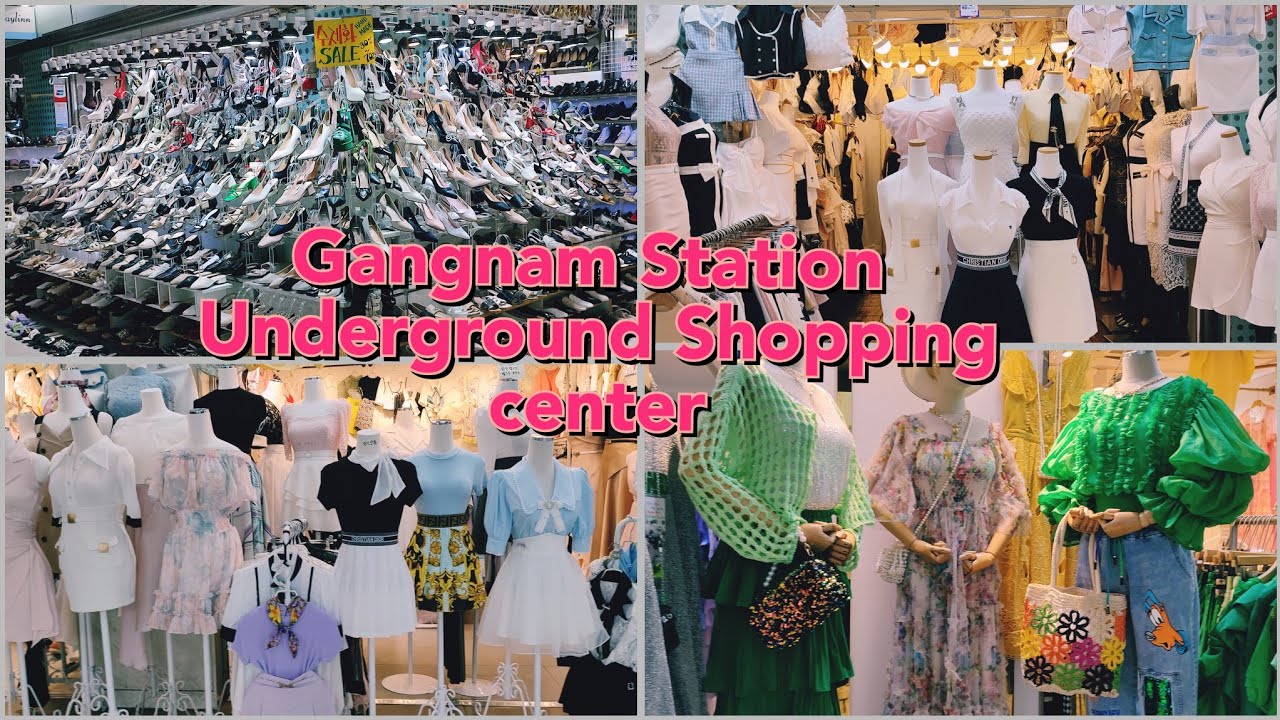 Gangnam Station underground shopping center
