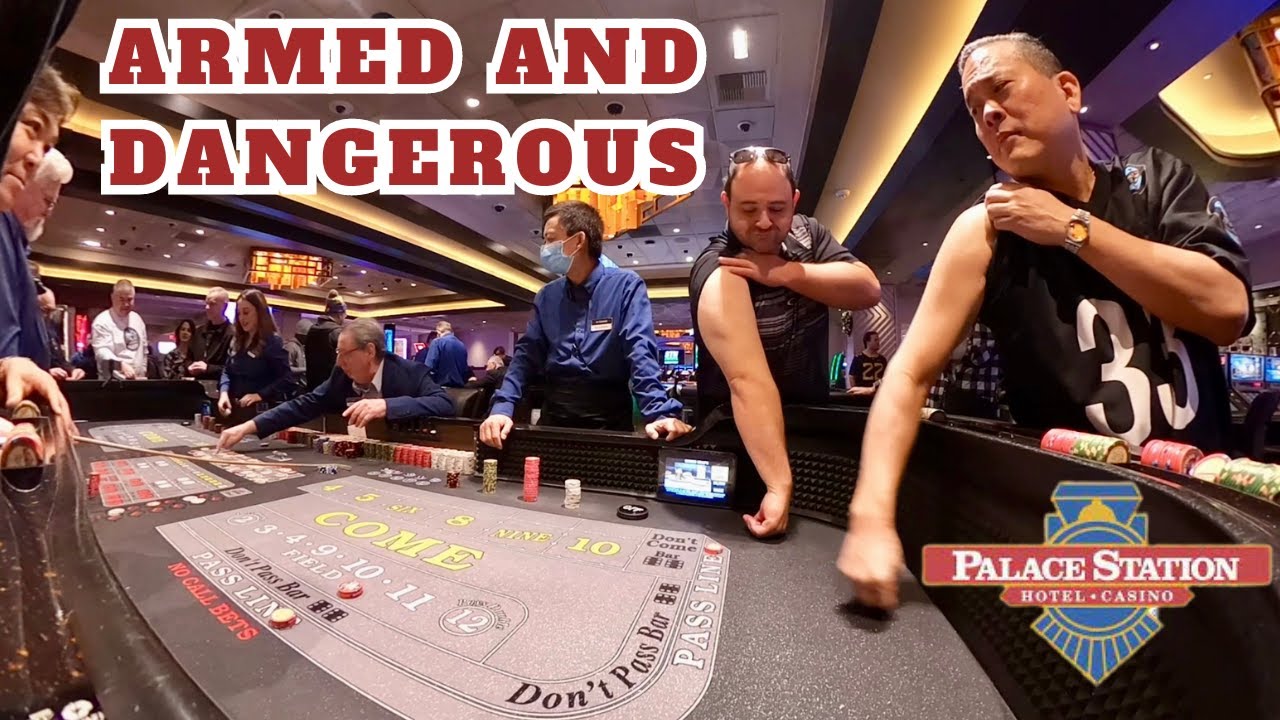 Flexing on the Craps Tables at The Palace Station Casino in Las Vegas!