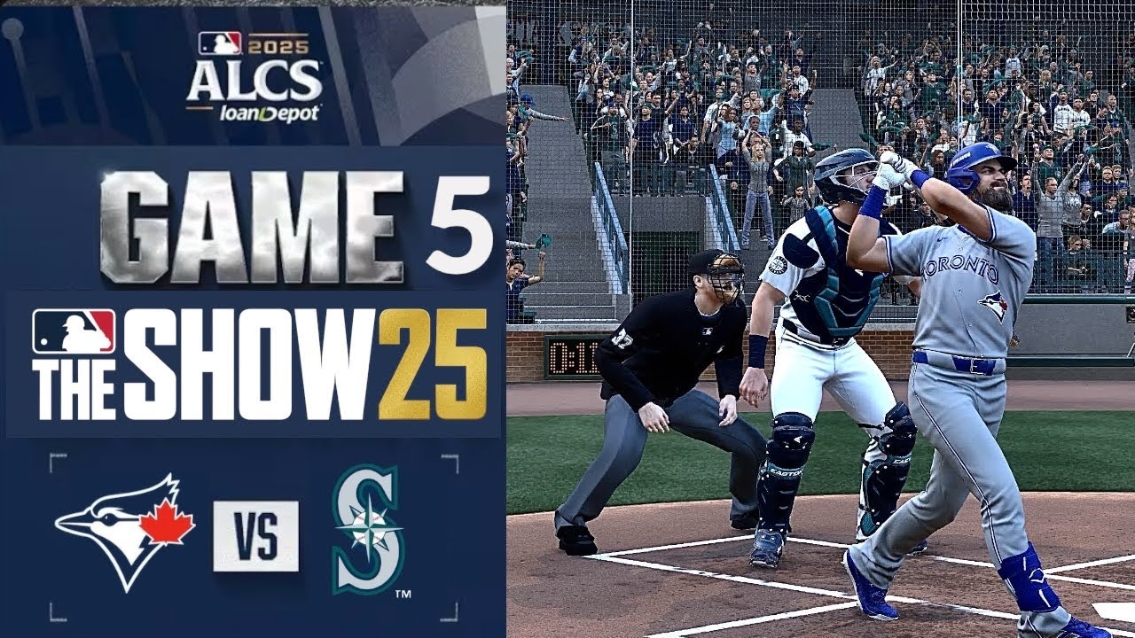 &laquo;Блю Джейс&raquo; против &laquo;Маринерс&raquo;, ALCS, игра 5 | Геймплей (17.10.25) | MLB