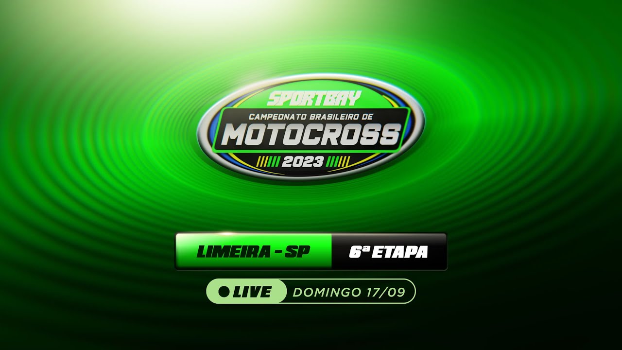🟢 Sportbay Campeonato Brasileiro de Motocross 2023 🔴 (Ao Vivo) Domingo - 17/09 (Limeira-SP)