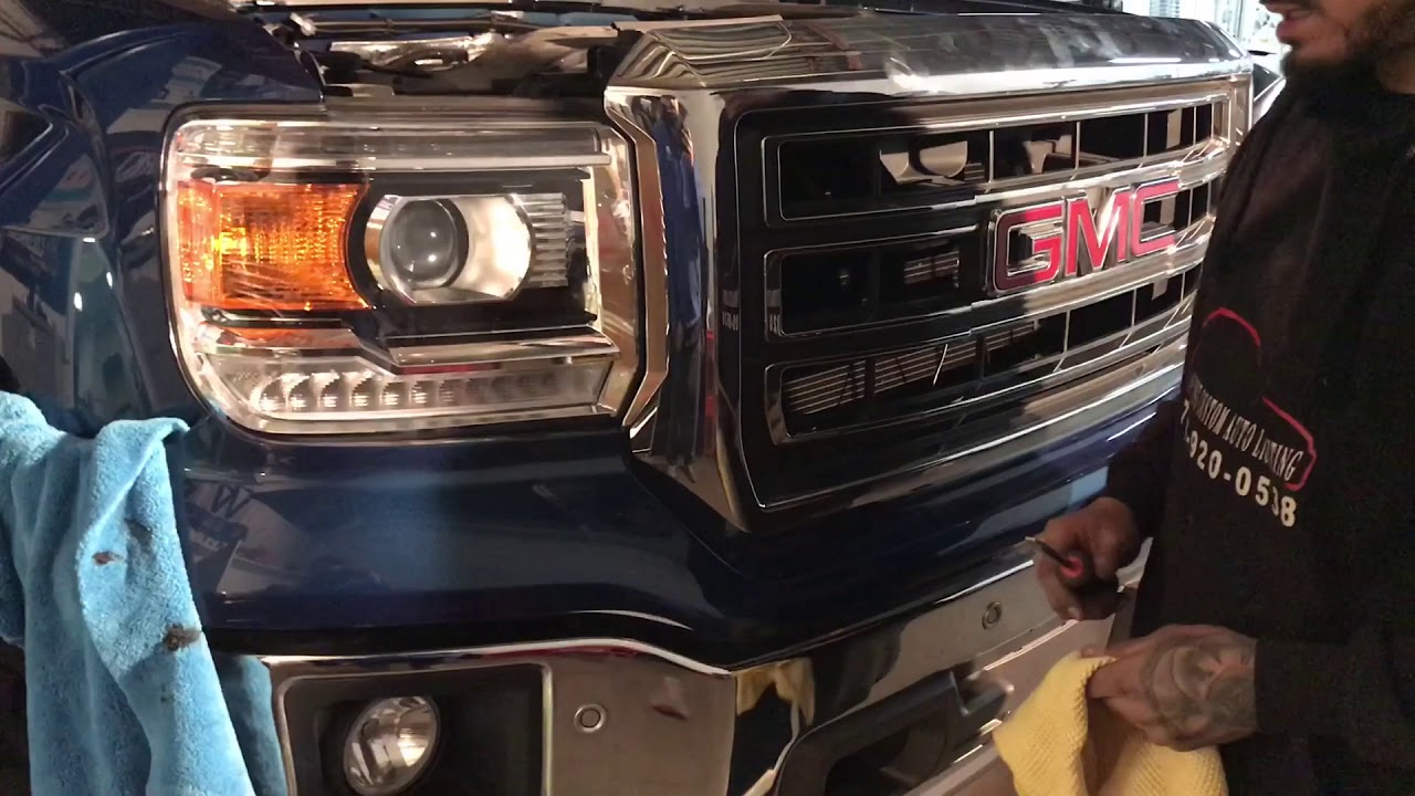 2014 - 2018 GMC SIERRA / CHEVY SILVERADO  BUMPER REMOVAL / GRILL REMOVAL / HEADLIGHT REMOVAL