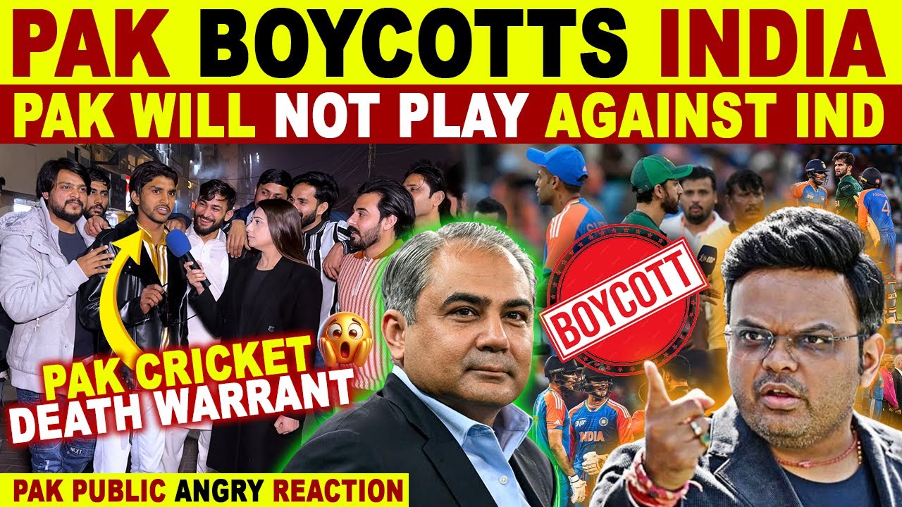 NO IND🇮🇳 vs PAK🇵🇰 | PAKISTAN BOYCOTTS INDIA MATCH IN T20 WORLD CUP 2026 | PAK PUBLIC REACTION