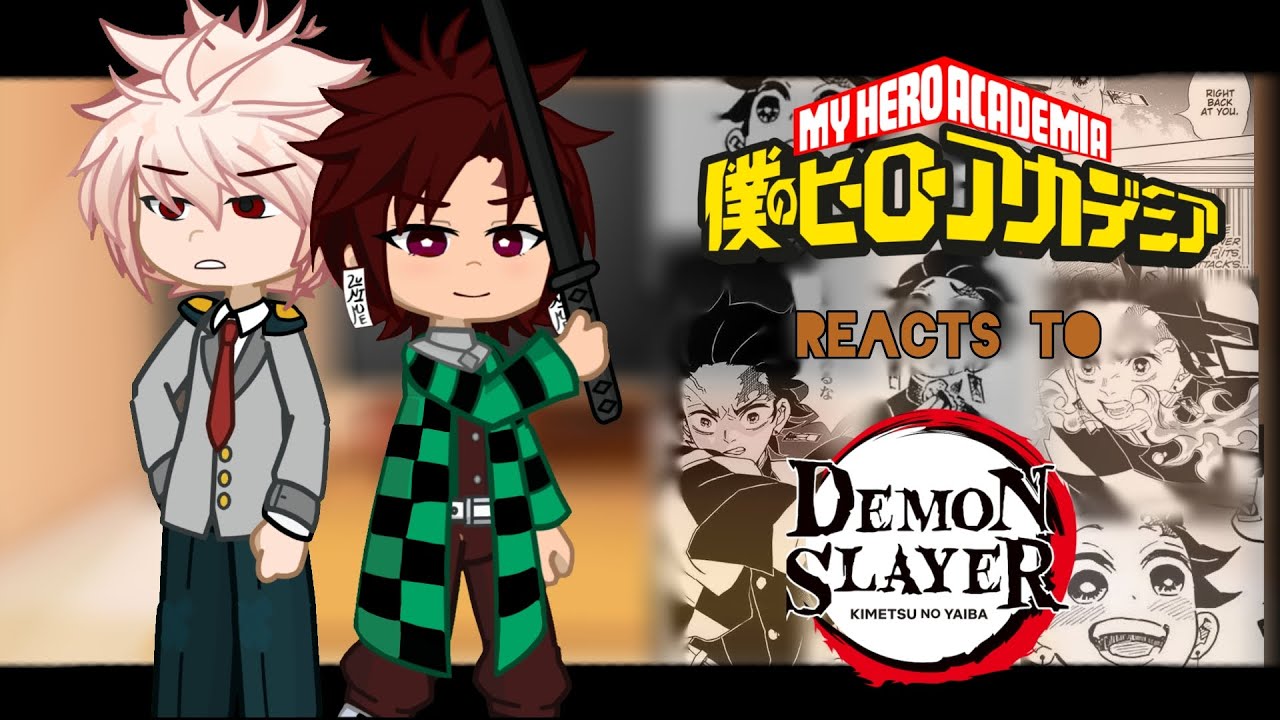 Mha ✨️reacts✨️ Demon slayer // Tanjiro // Part 4 // its_.alizon // 💚MHA // 👺Demon slayer