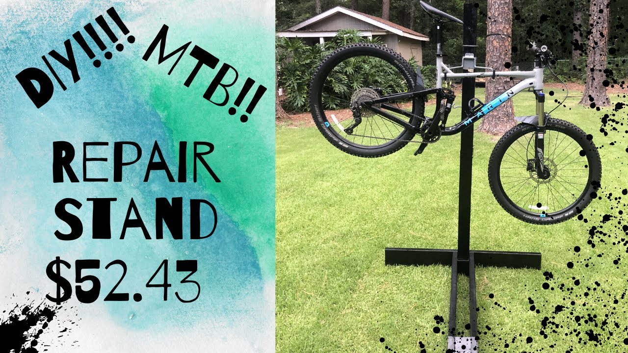 DIY!!! MTB bike repair stand/storage rack. UNDER $55!!!!!!!