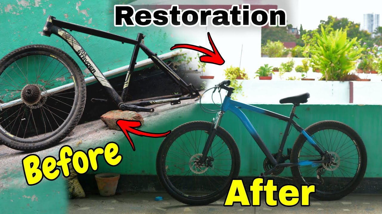 BIKE RESTORATION - ₹6000rs Best Stunt Cycle Build 😱| Avijit's Stunt