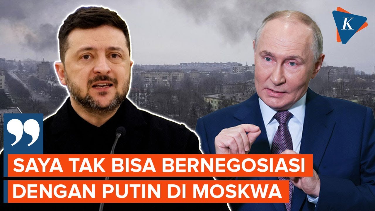 Zelensky Ogah Negosiasi Langsung dengan Putin di Moskwa