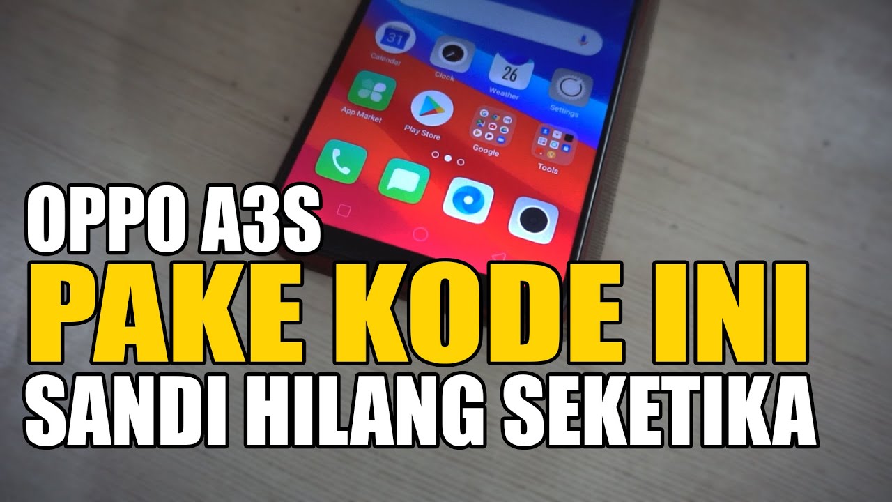 BUKA SANDI DENGAN PANGGILAN DARURAT OPPO A3S (CPH1803)