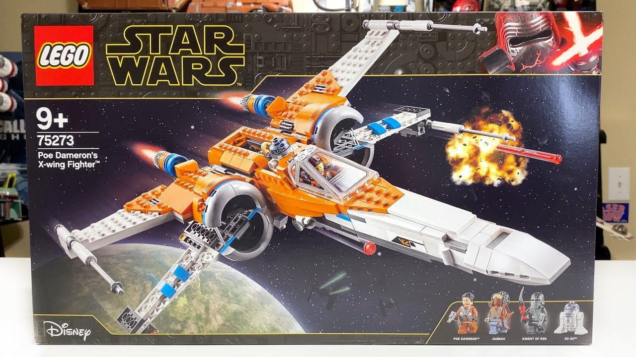 LEGO Star Wars 75273 Poe Dameron's X Wing Fighter 2020 Set Review!