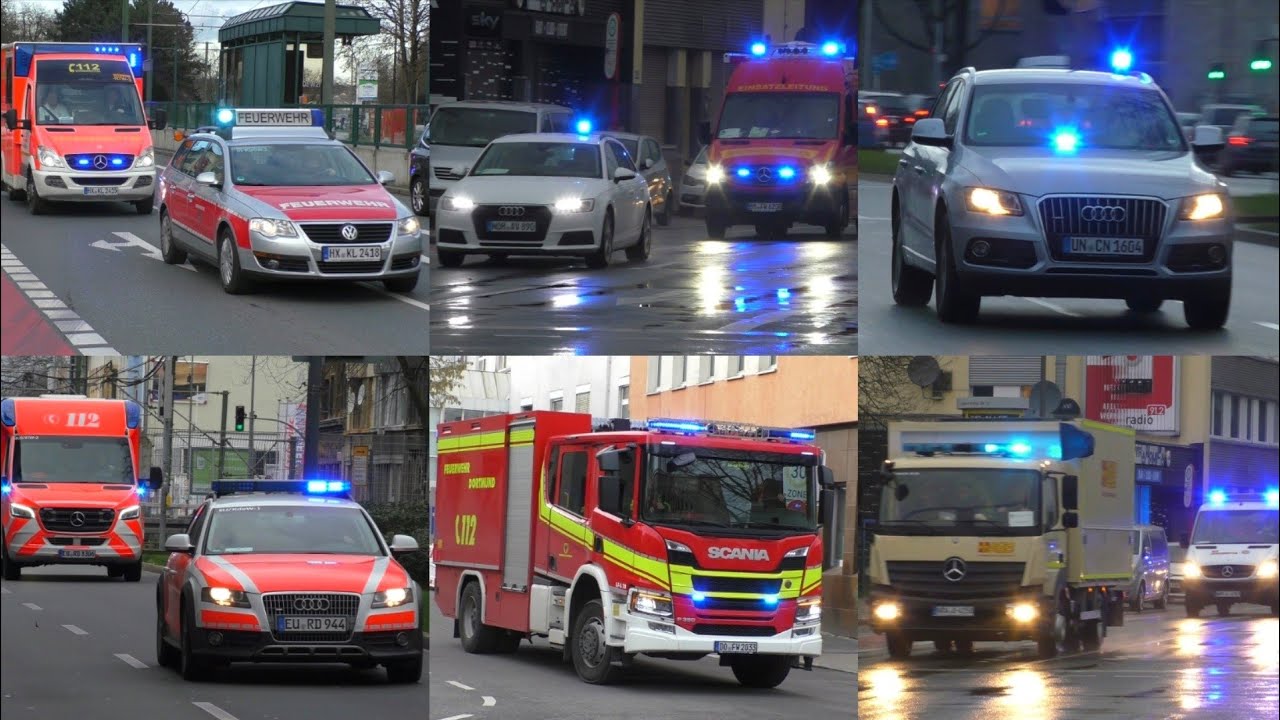 [Mega-Evakuierung Dortmund] Einsatzfahrten aus ganz NRW