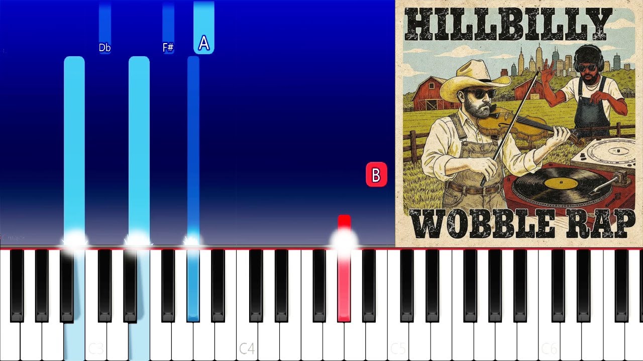 Hillbilly Wobble Rap · Jeff Suits (Piano Tutorial)