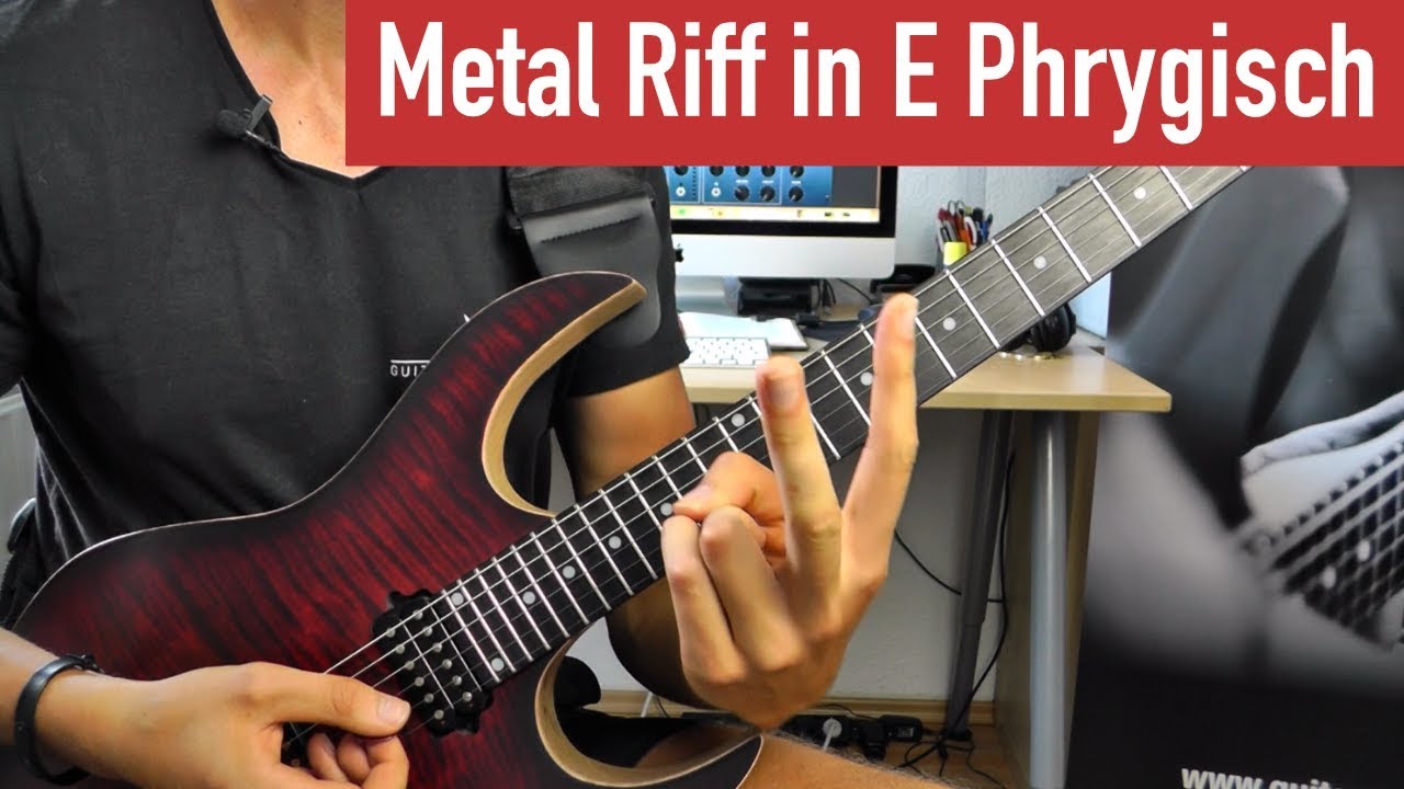 E-Gitarren Riffs lernen - Metal Riff in E Phrygisch 1 - Typische Akkordfolgen von Modes