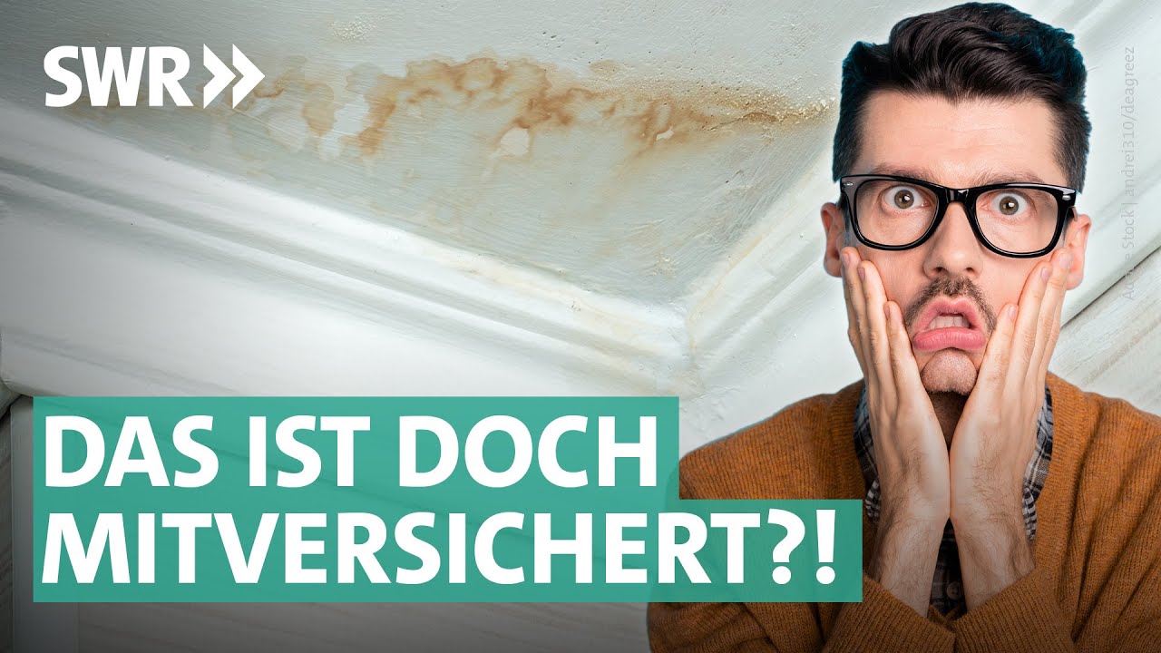 Vorsicht beim Versichern: Leitungswasserschaden oft ausgenommen | Marktcheck SWR