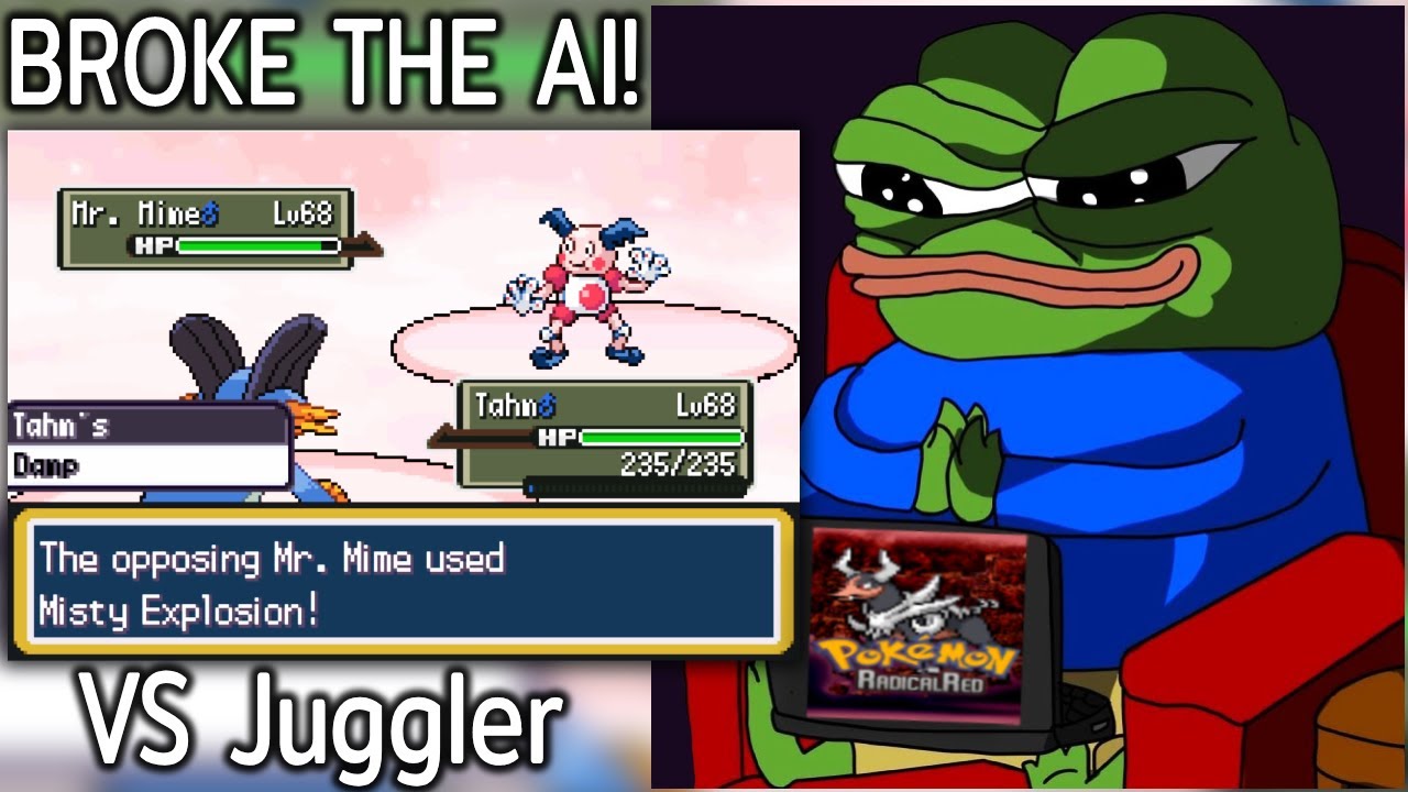 Radical Red Hardcore Mode Nuzlocke Strategies: Explosion AI Mechanics Exploit VS Juggler Kayden