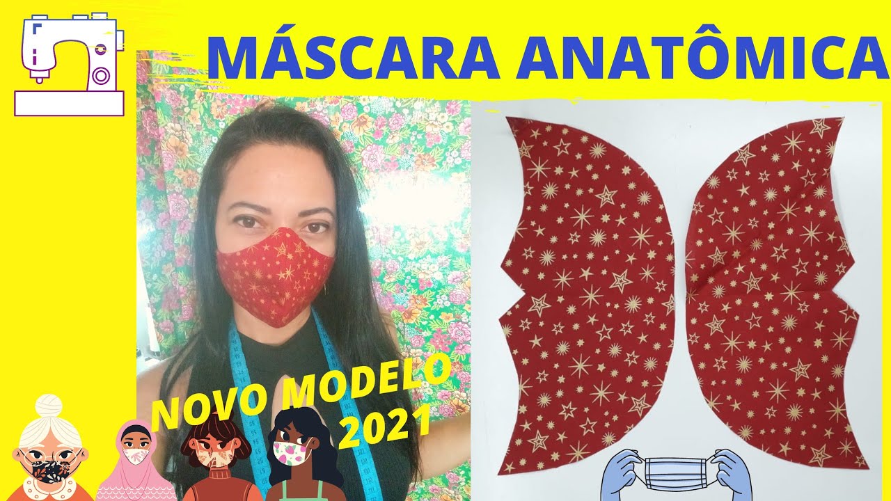 MÁSCARA ANATÔMICA - NOVO MODELO 2021