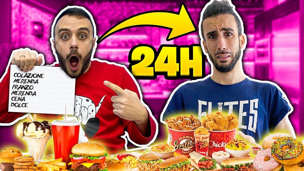 🍔🍕 FIUS GAMER DECIDE COSA MANGIO PER 24 ORE!