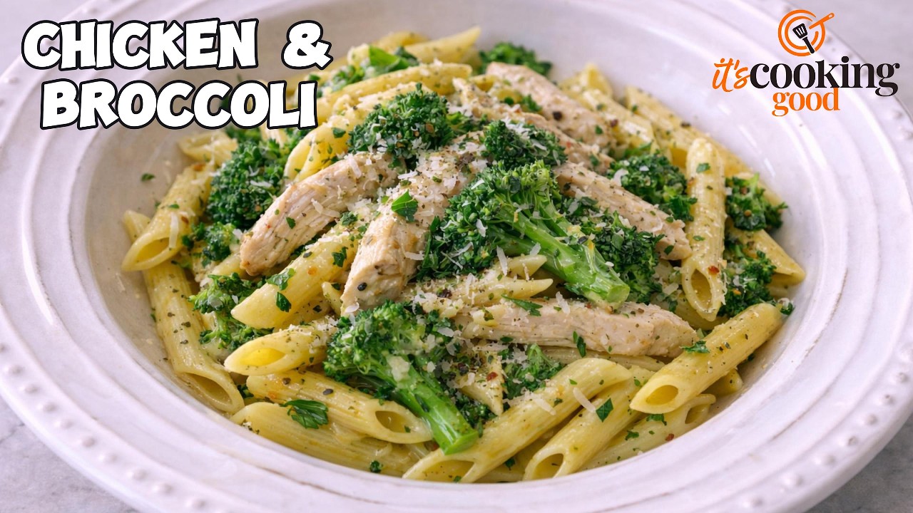 Chicken & Broccoli Pasta | Creamy, Comforting & Easy Dinner Recipe