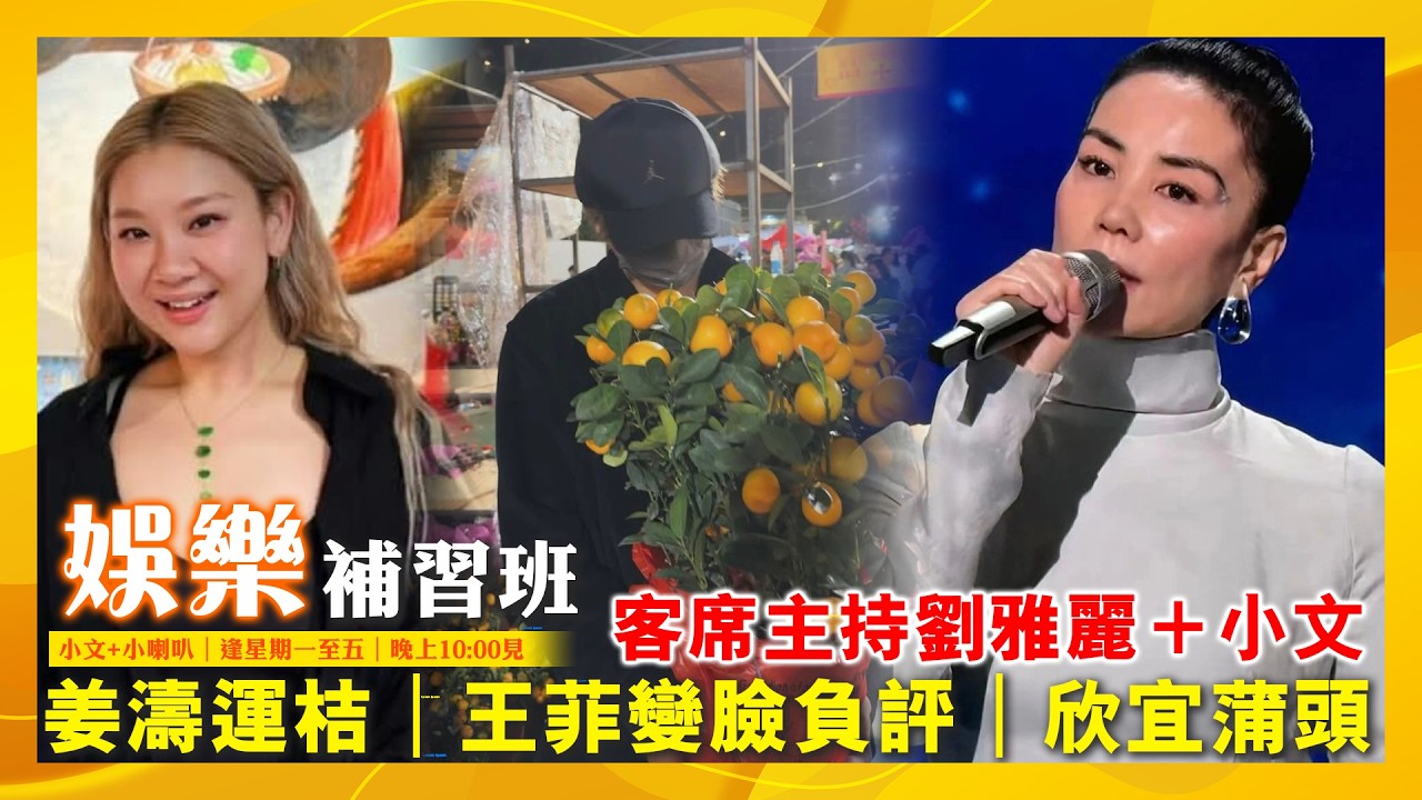 2026/2/17 娛樂補習班 客席主持劉雅麗 姜濤運桔 王菲變臉負評 欣宜蒲頭