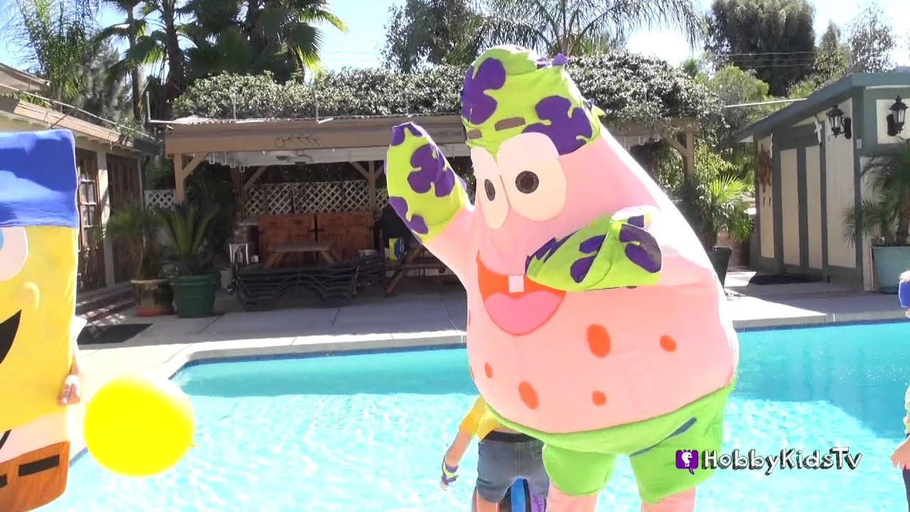 Giant InvinciBubble SpongeBob and Mr SuperAwesomeness Surprise Egg