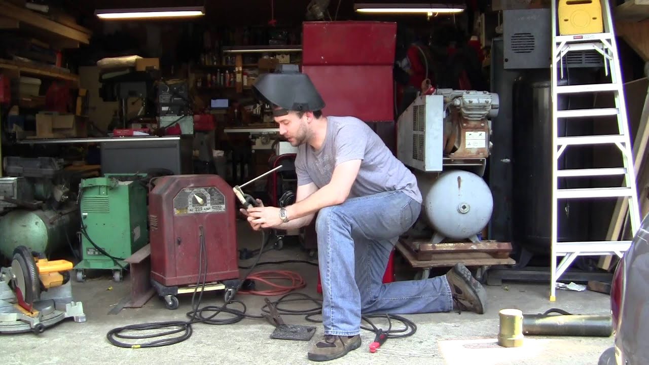 Demonstrating my two Lincoln AC225 Arc Welders