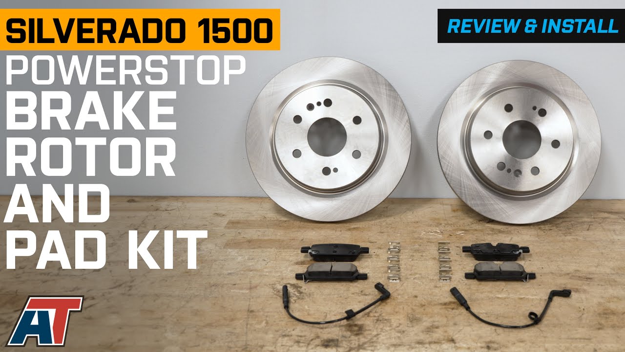 2019-2024 Silverado 1500 PowerStop OE Replacement 6-Lug Brake Rotor and Pad Kit Review & Install